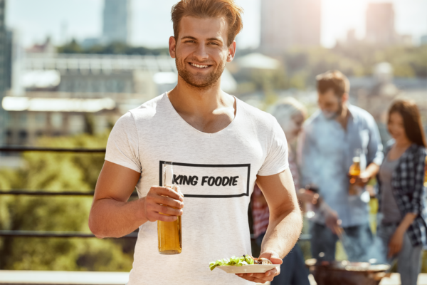 King foodie graphic t shirt